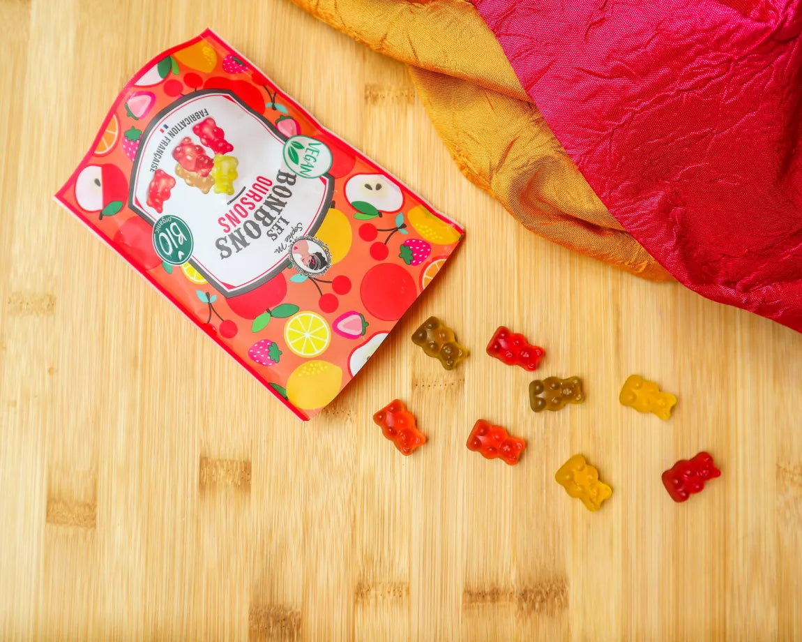 Les bonbons oursons bio