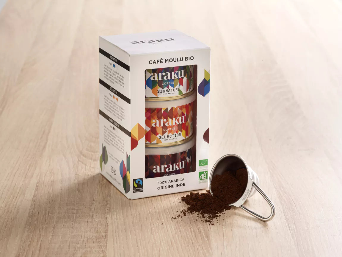 Coffret découverte café moulu