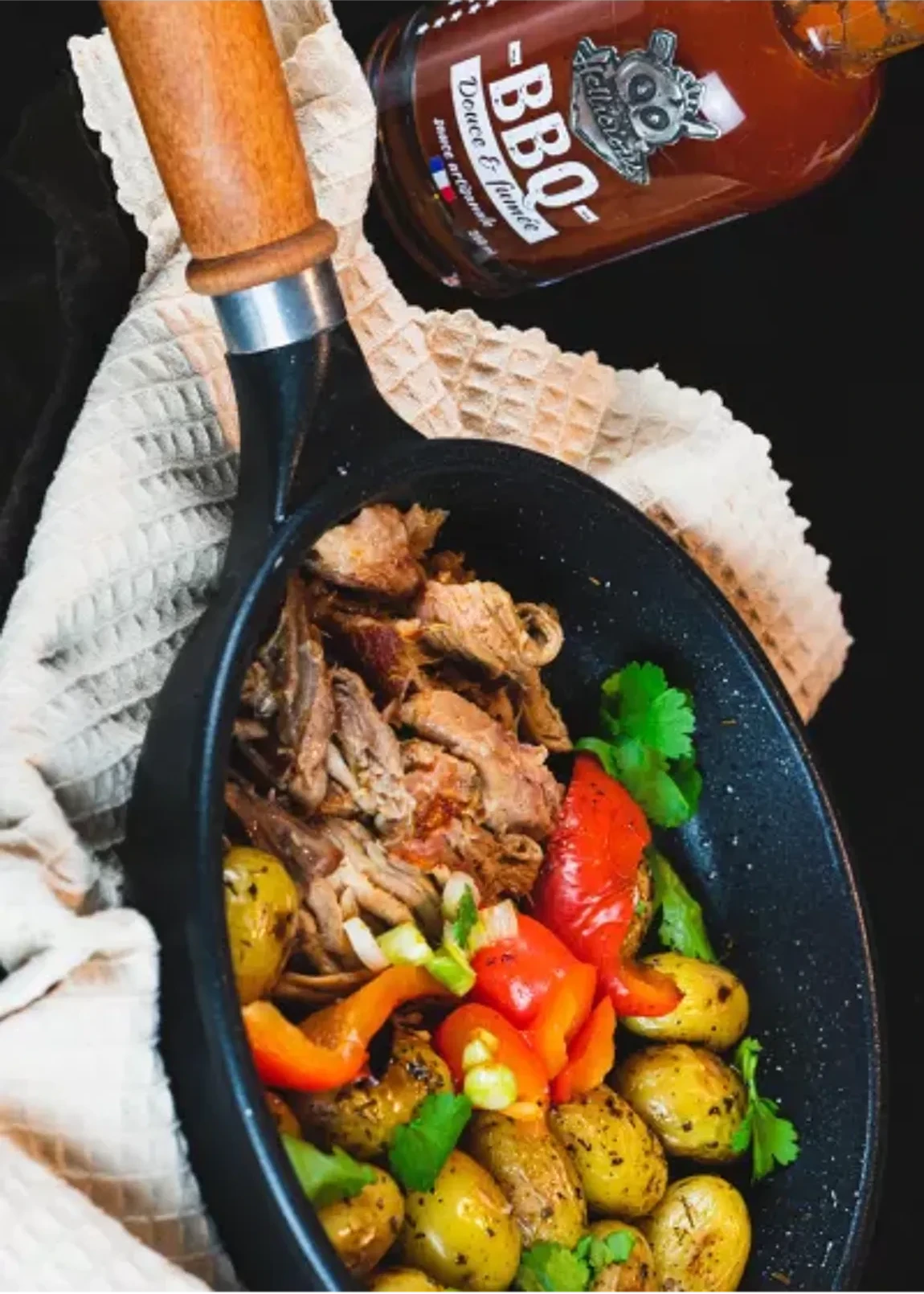 Zoete en rokerige barbecuesaus