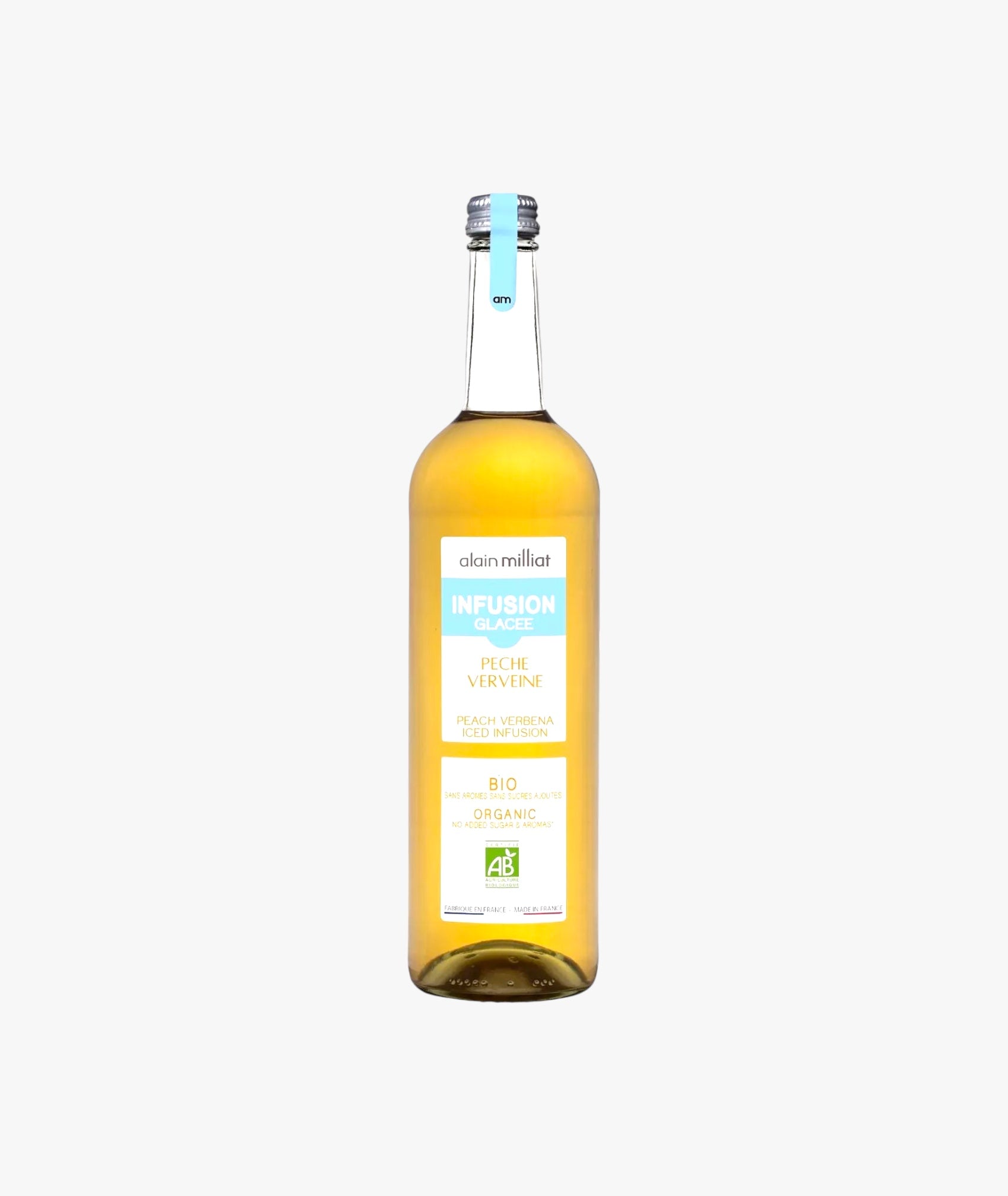 Infusion glacée bio pêche verveine