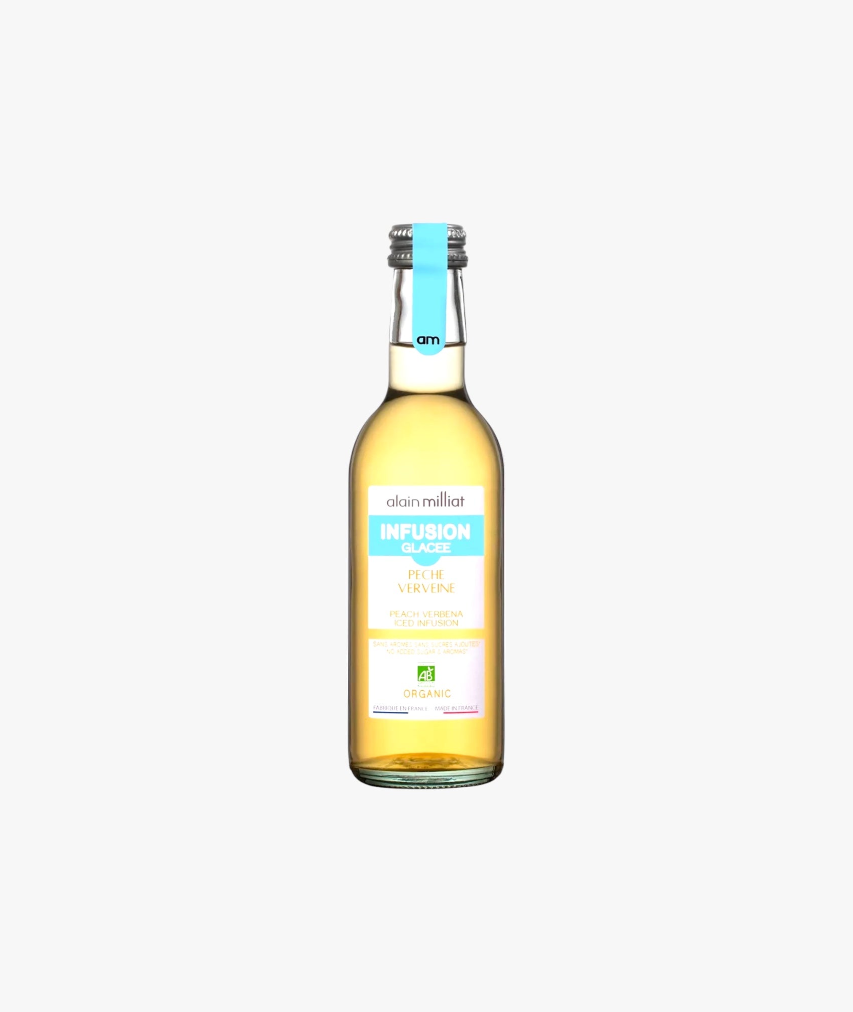 Infusion glacée bio pêche verveine