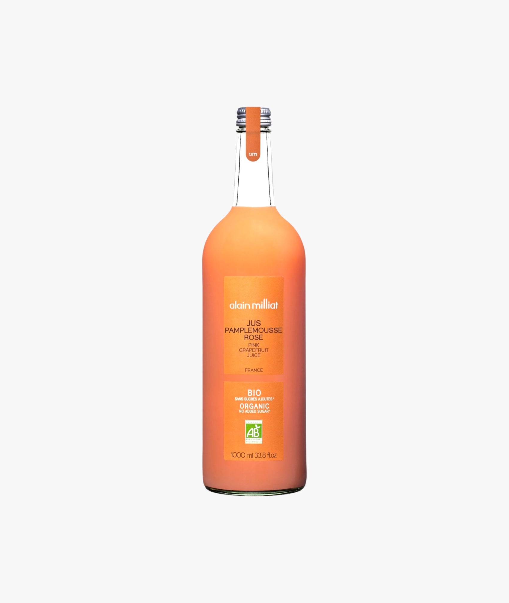 Jus de pamplemousse rose bio