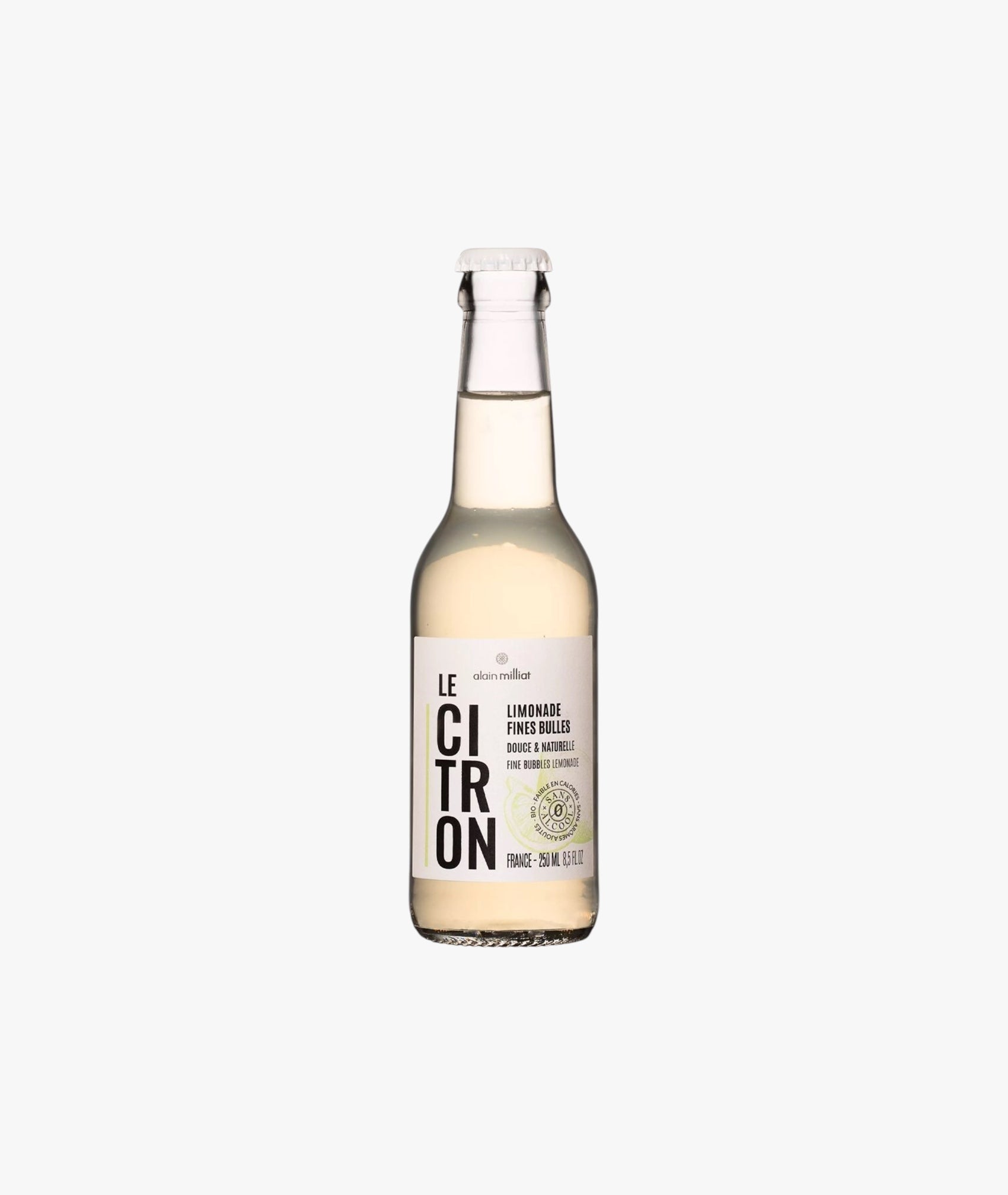 Boisson bio gazeuse à l’infusion de zestes de citron