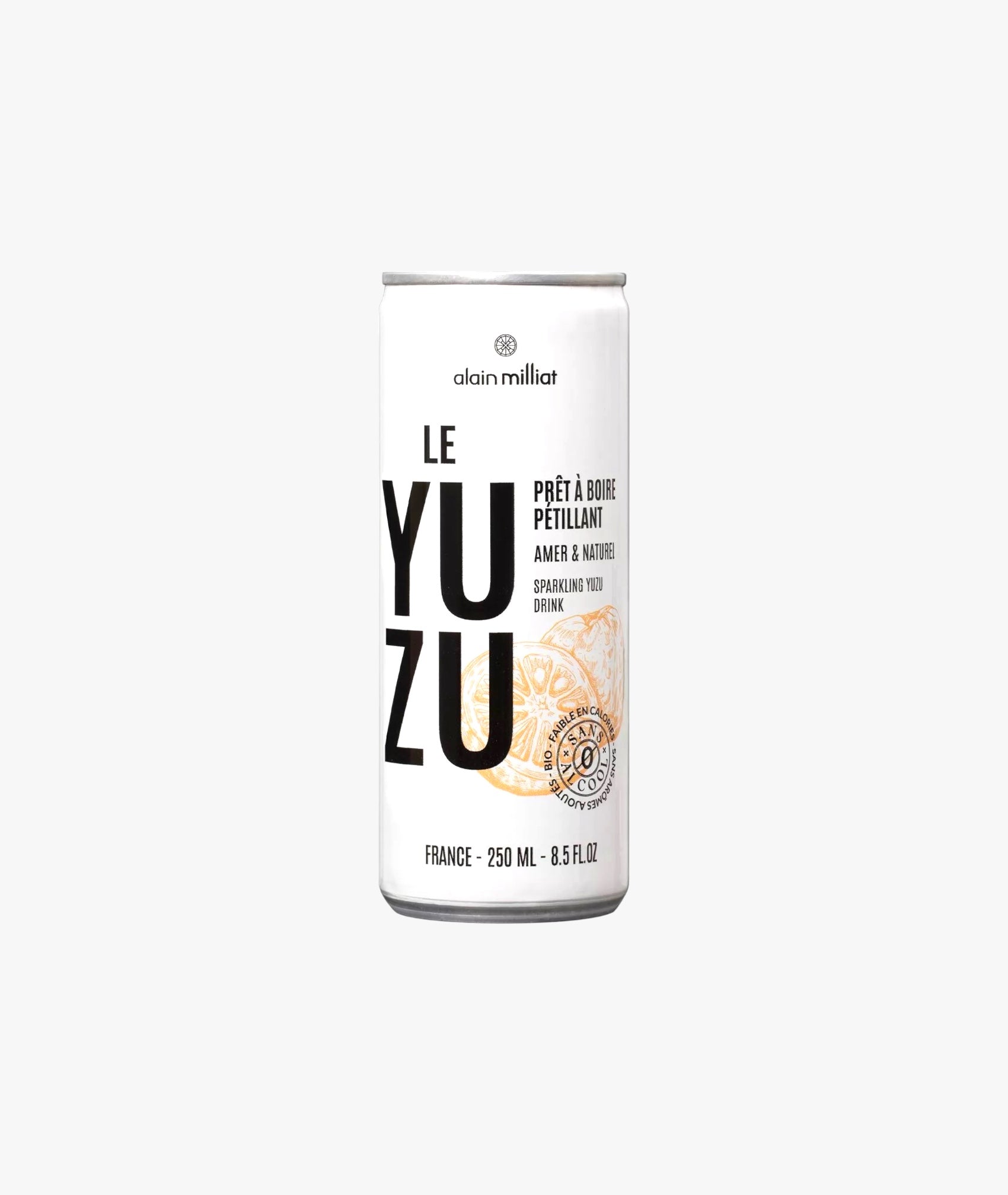 Boisson bio gazeuse yuzu infusions de gentiane et de bergamote - canette