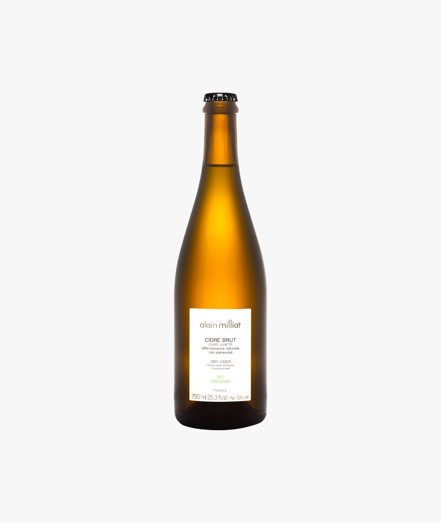 Cidre brut cuvée juliette bio