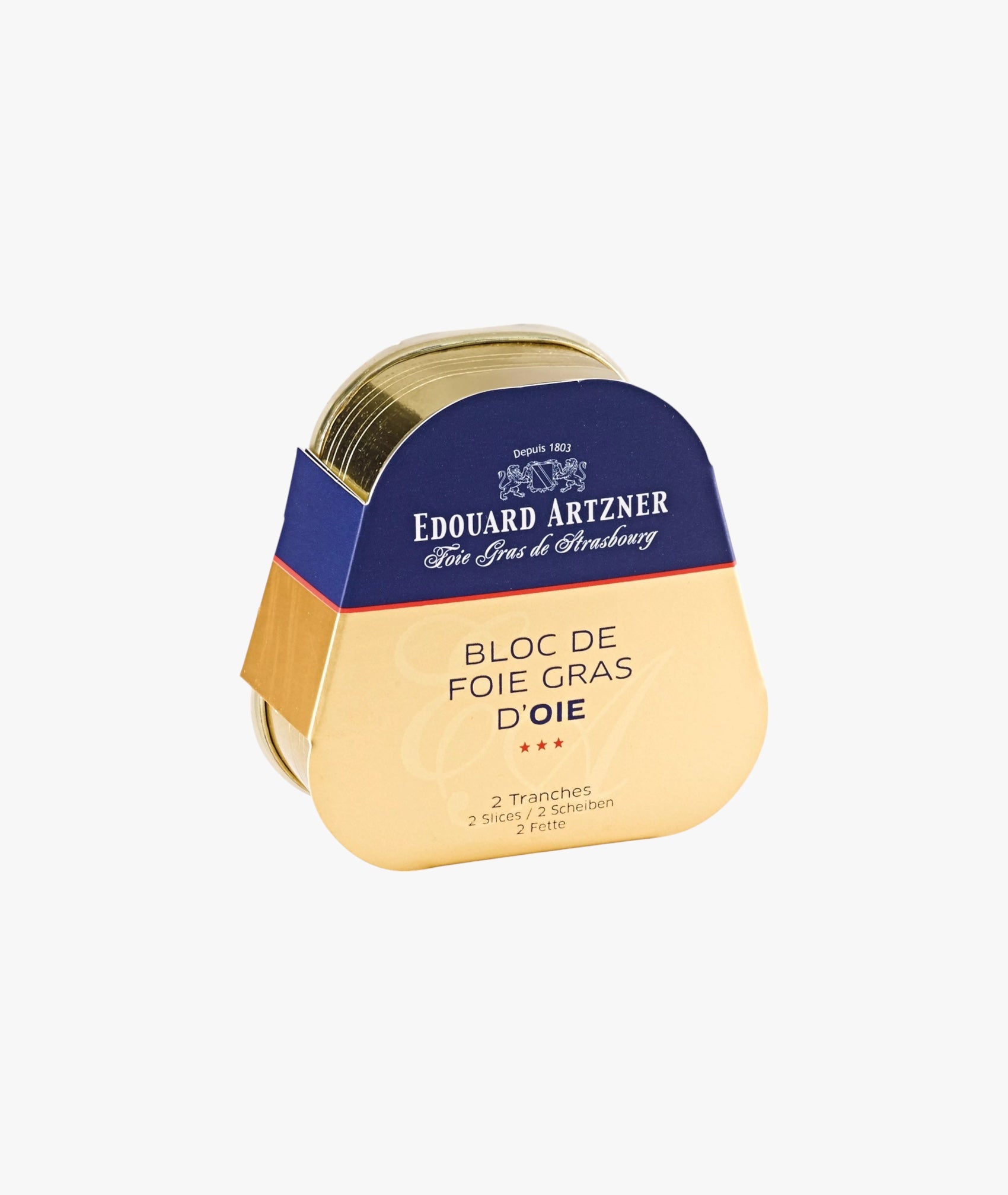 Bloc de Foie Gras d'Oie - 2 tranches
