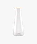 Carafe bord doré