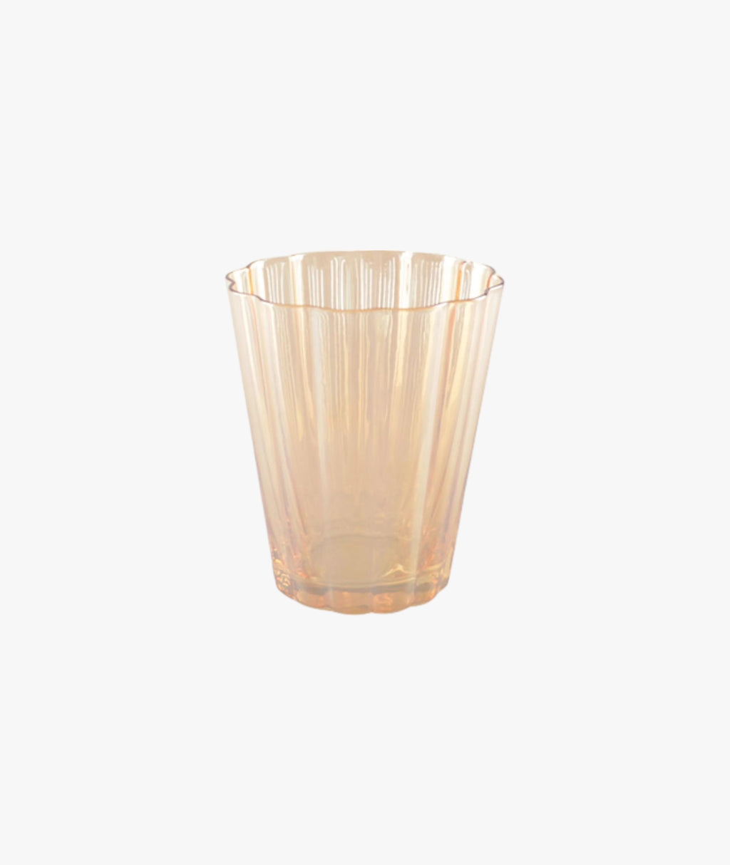 Verre à eau doré