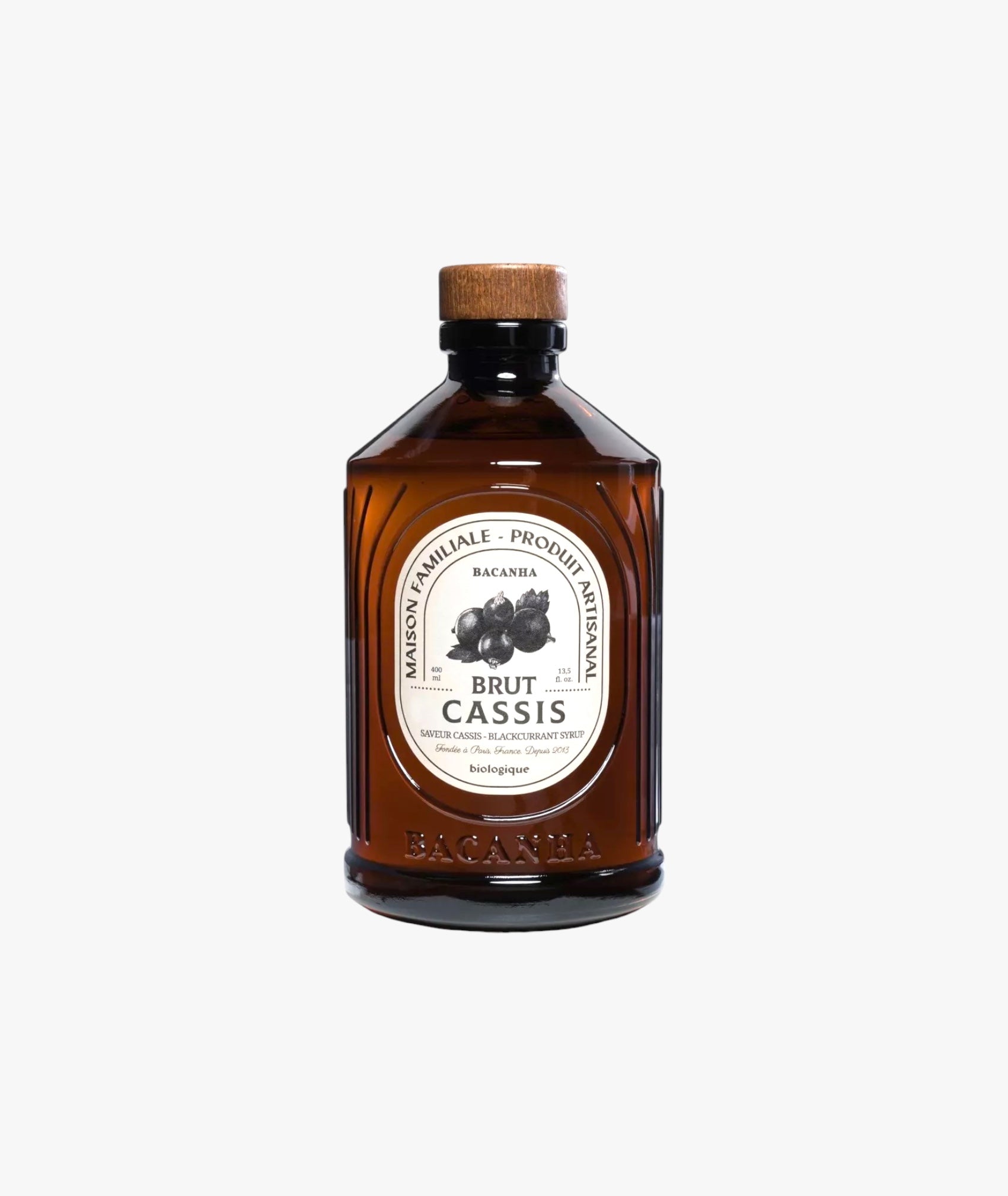 Sirop brut de cassis bio