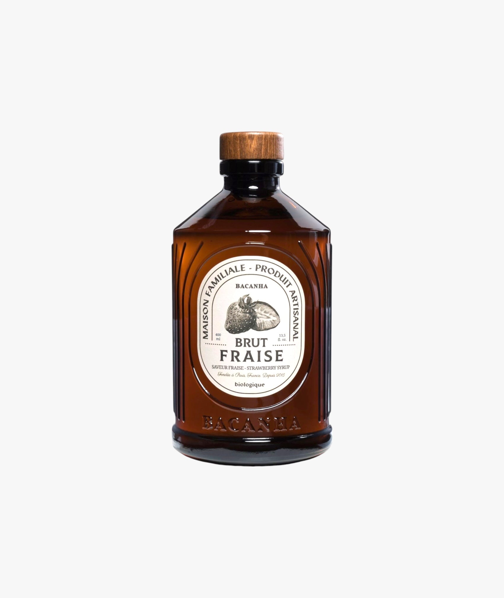 Sirop brut de fraise bio