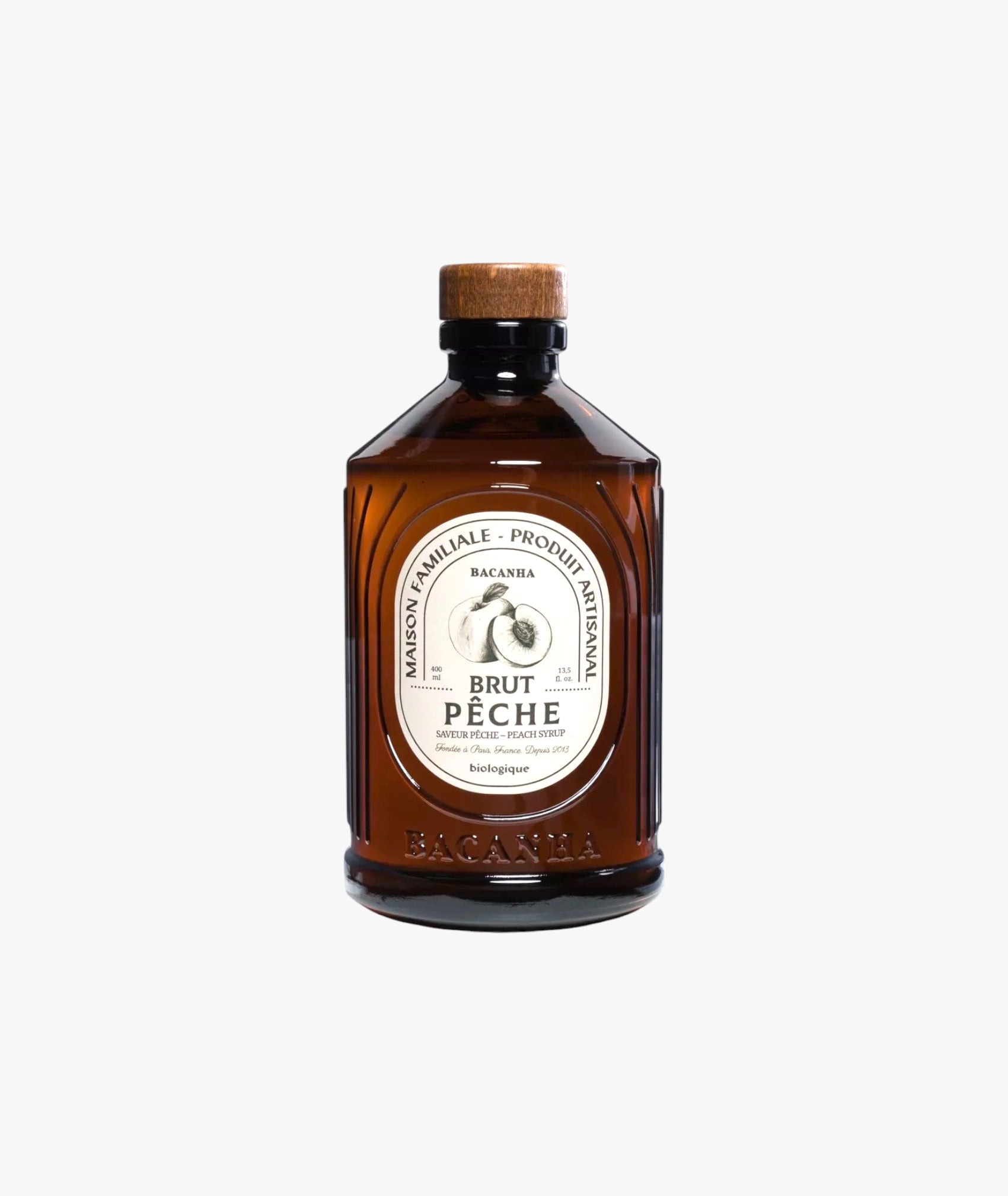 Sirop brut de pêche bio