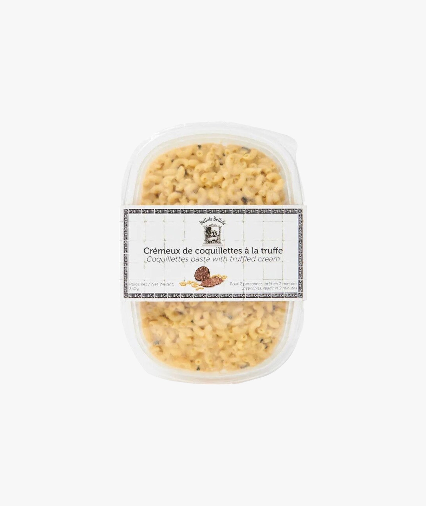 Crémeux de coquillettes à la truffe