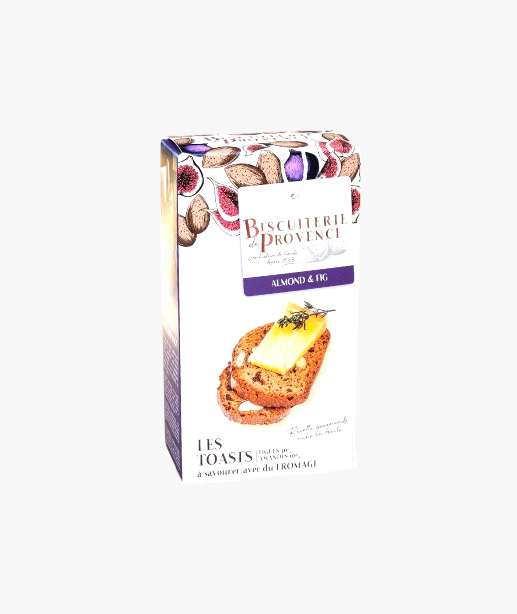 Almond and fig cheese toasts