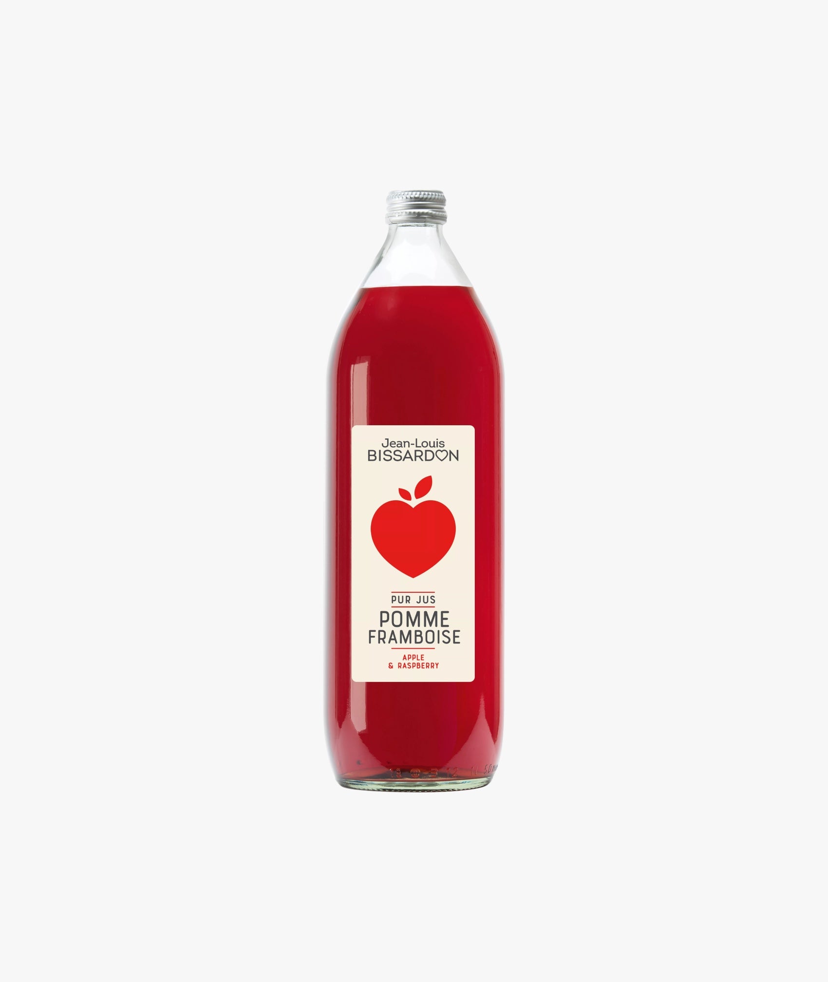 Jus de pomme framboise