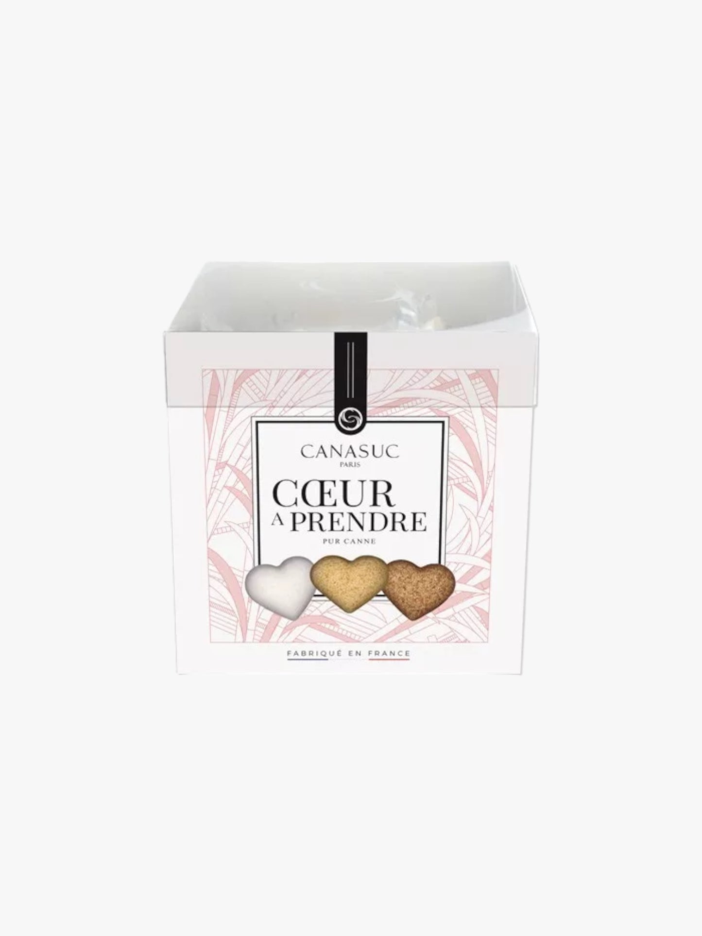 Coffret de sucres "cœur à prendre"