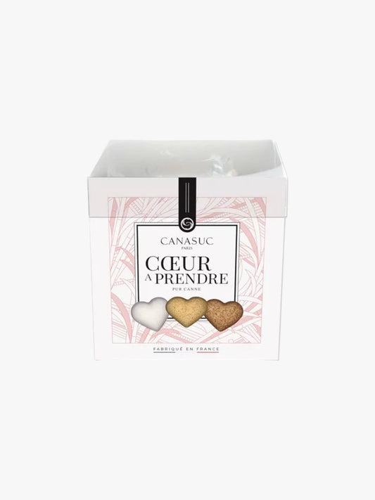 Coffret de sucres "cœur à prendre"