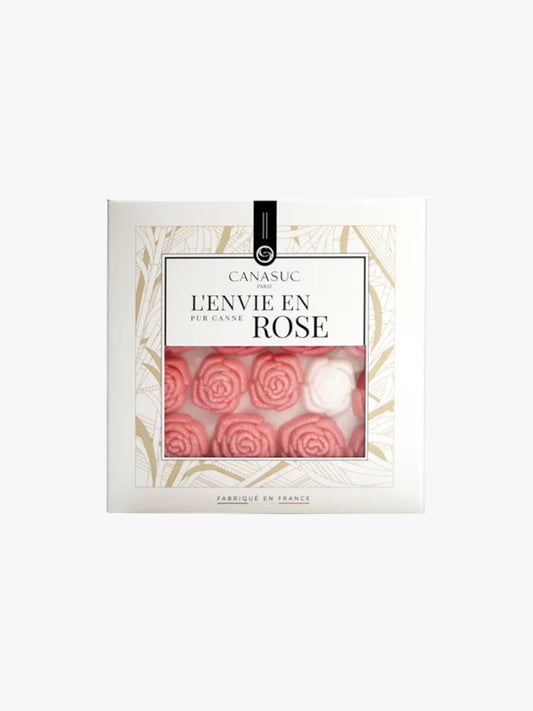 Boite à sucres "l'envie en rose"