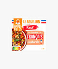 Delicious beef-flavored broth