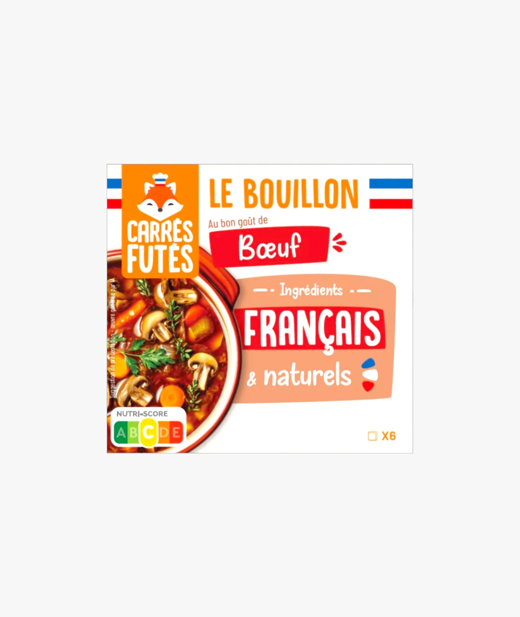 Le bouillon au bon goût de bœuf