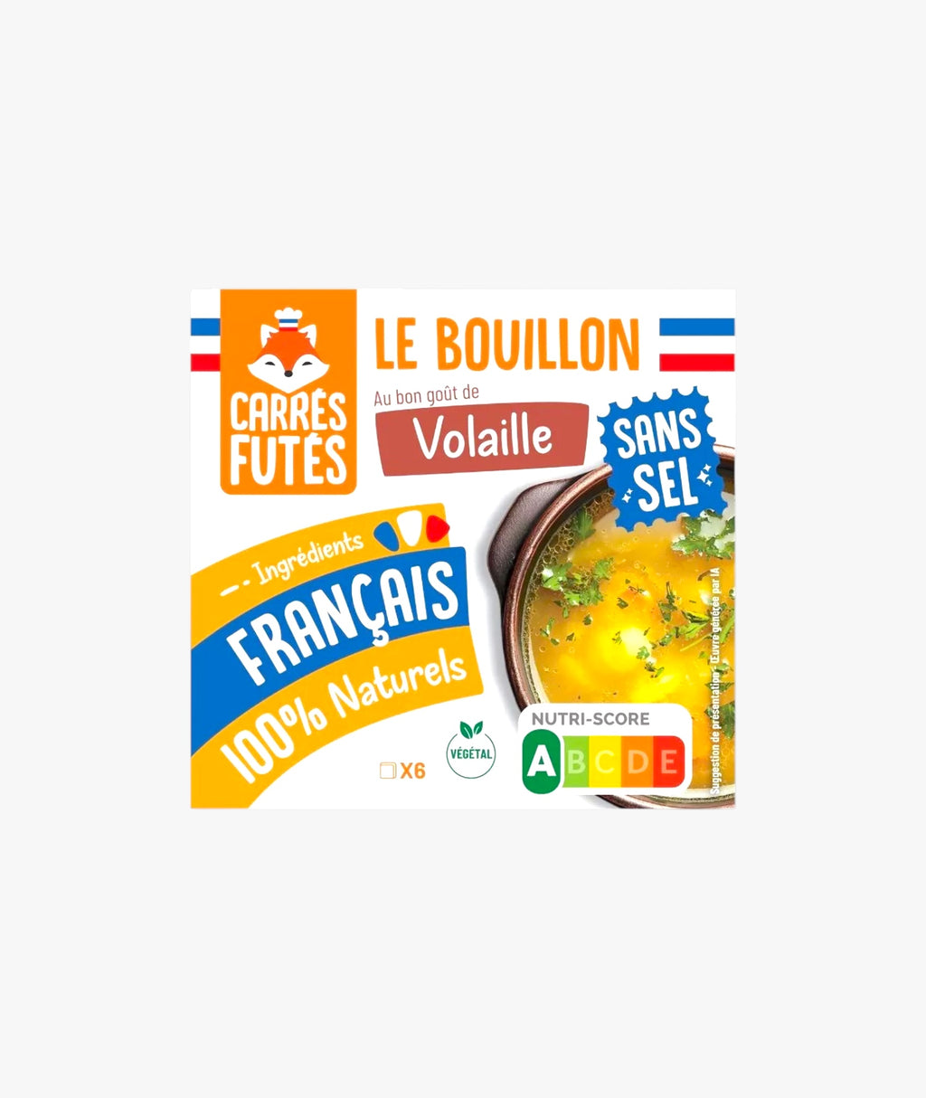 Salt-free chicken-flavored broth