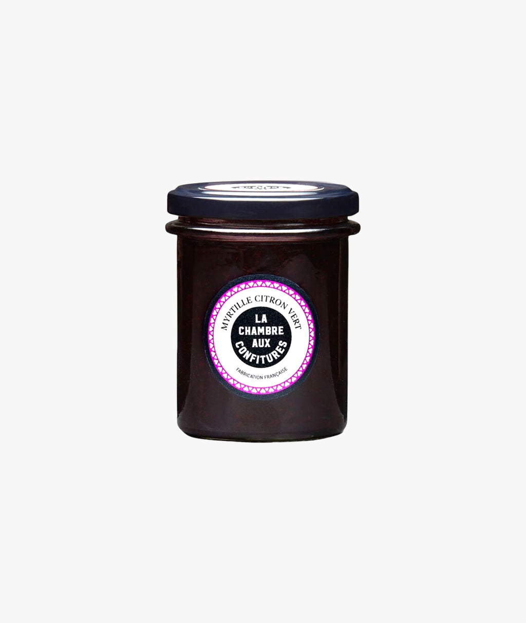 Blueberry and lime jam