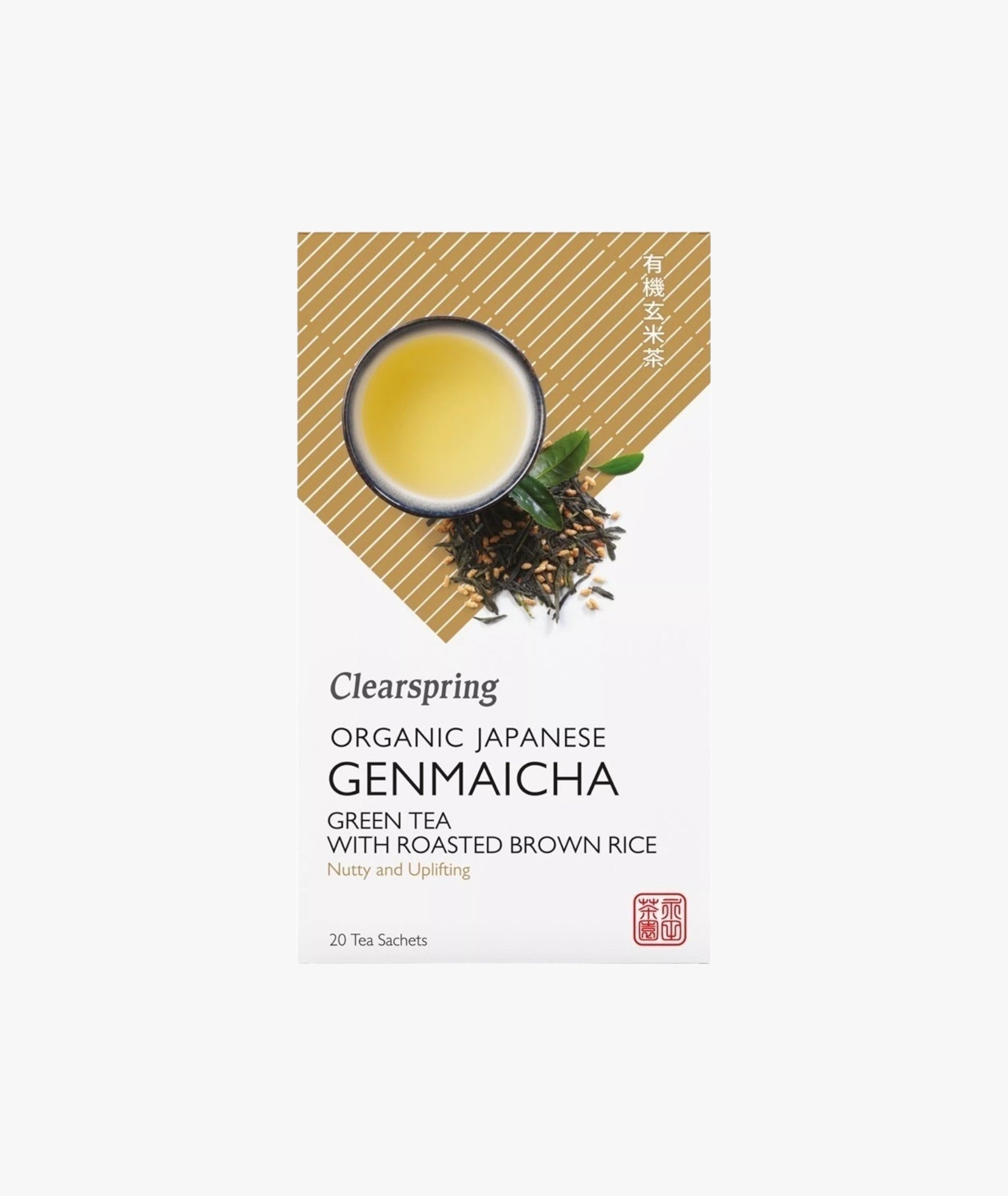 Thé vert et riz grillé genmaicha - 20 sachets à infuser