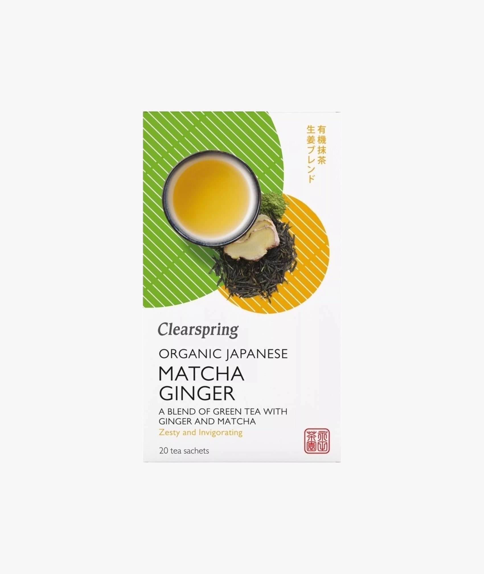Thé matcha et gingembre - 20 sachets à infuser
