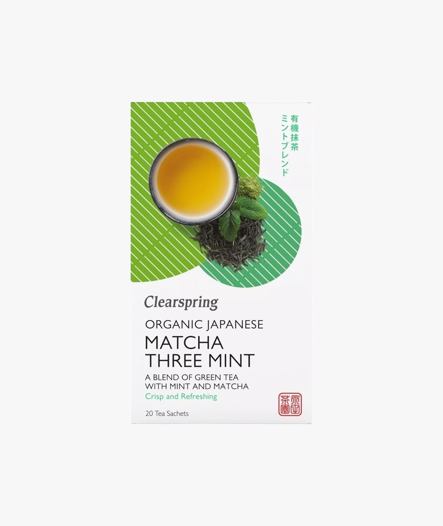 Thé matcha et menthe bio - 20 sachets à infuser