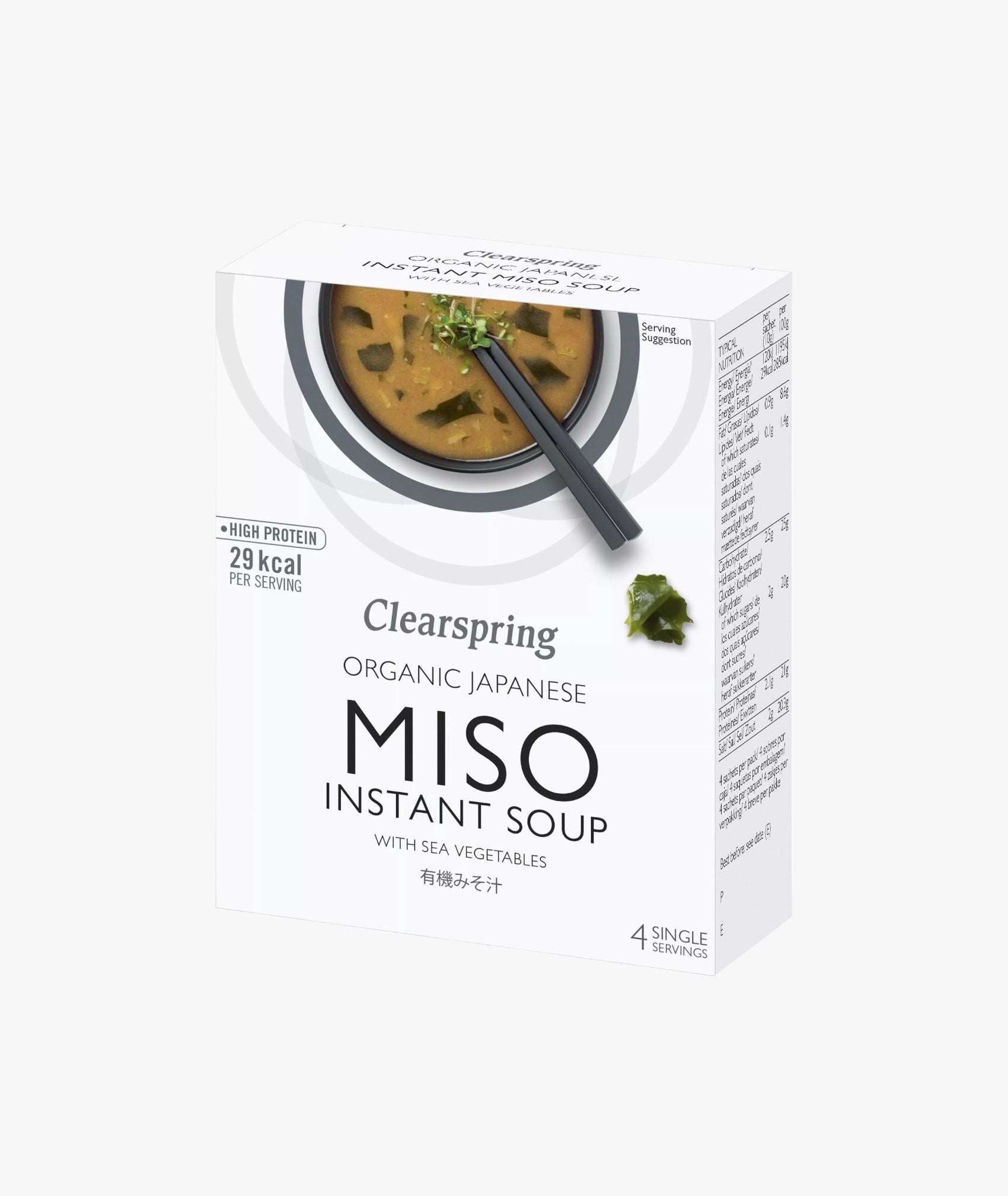 Soupe miso instantanée