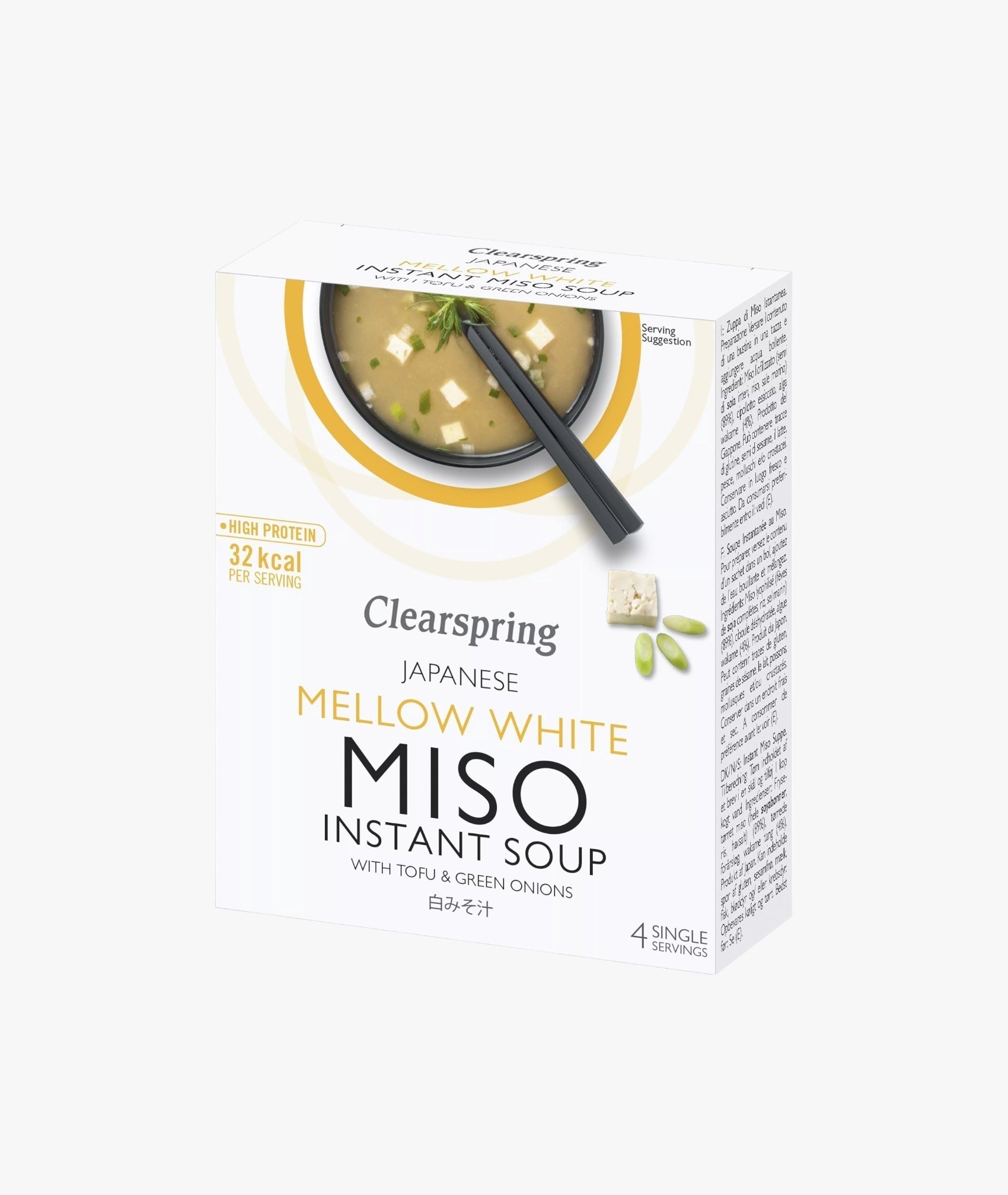 Soupe miso blanc et tofu