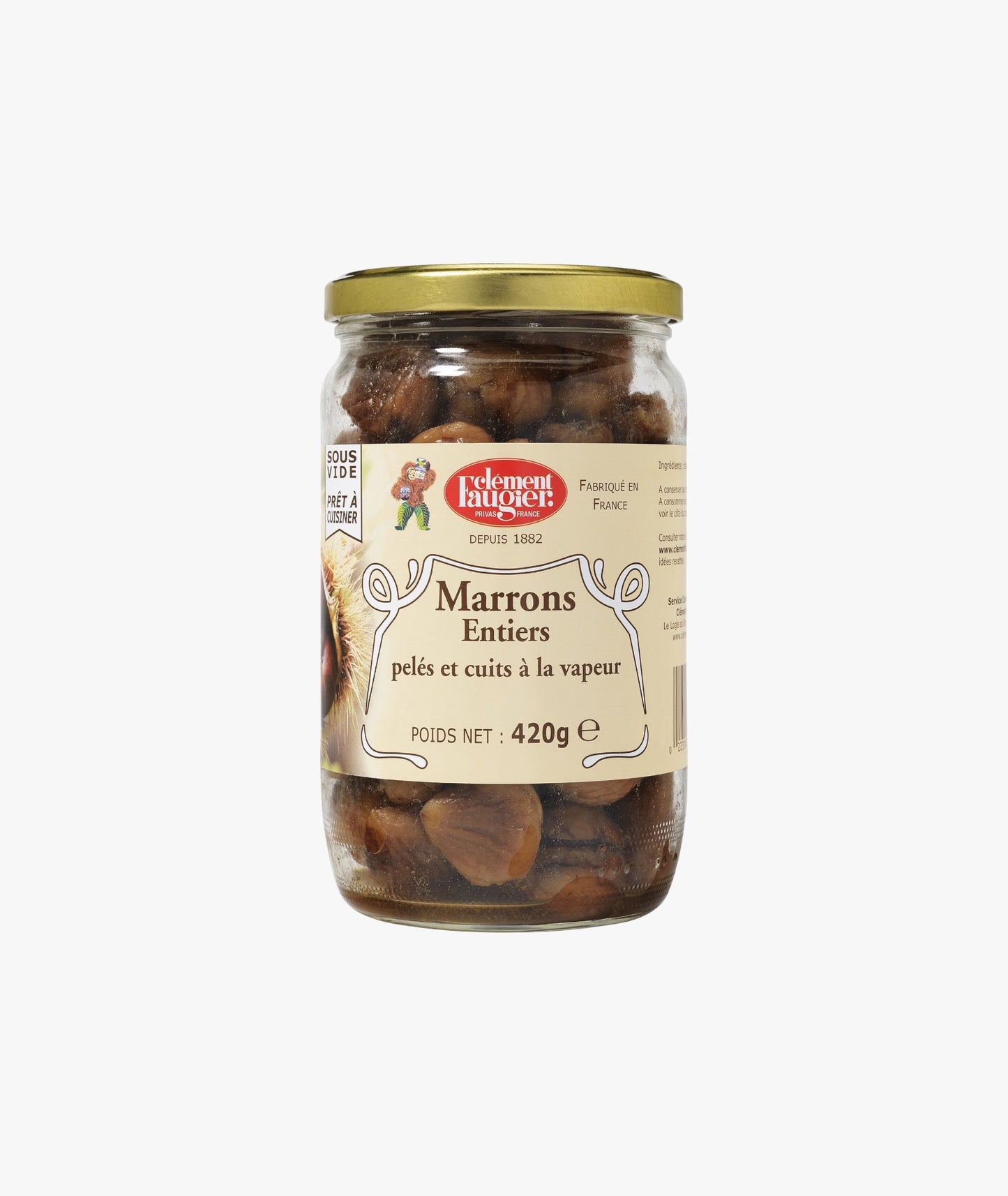 Marrons entiers au naturel