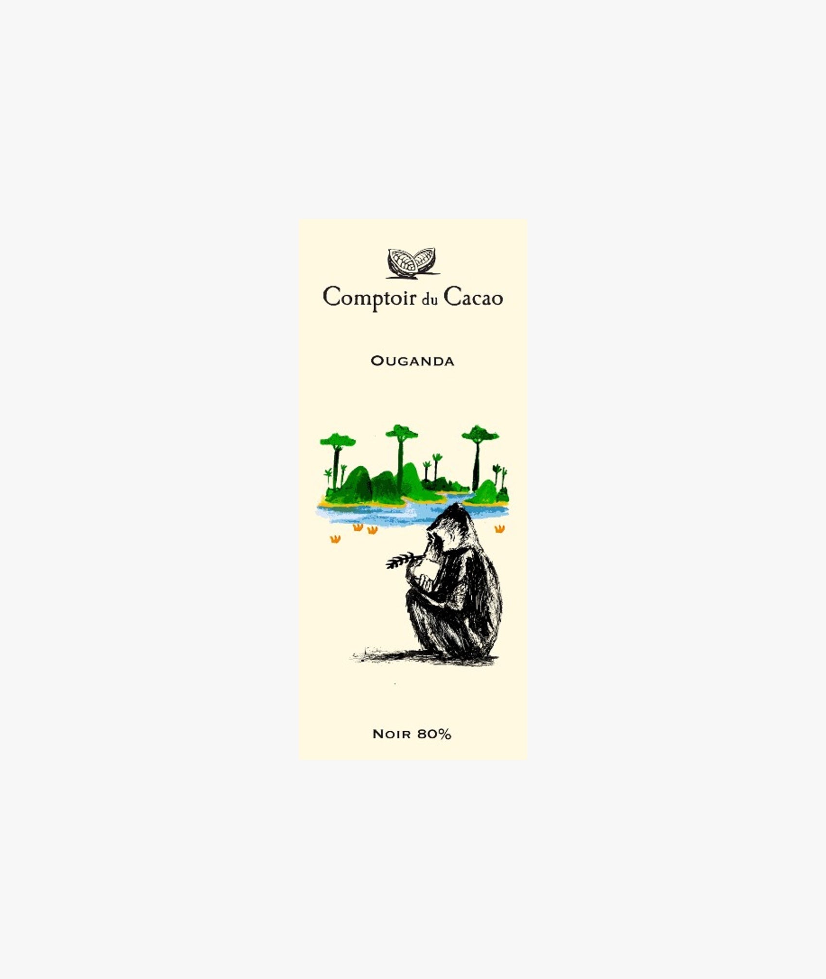 Tablette chocolat noir 80 % - Ouganda