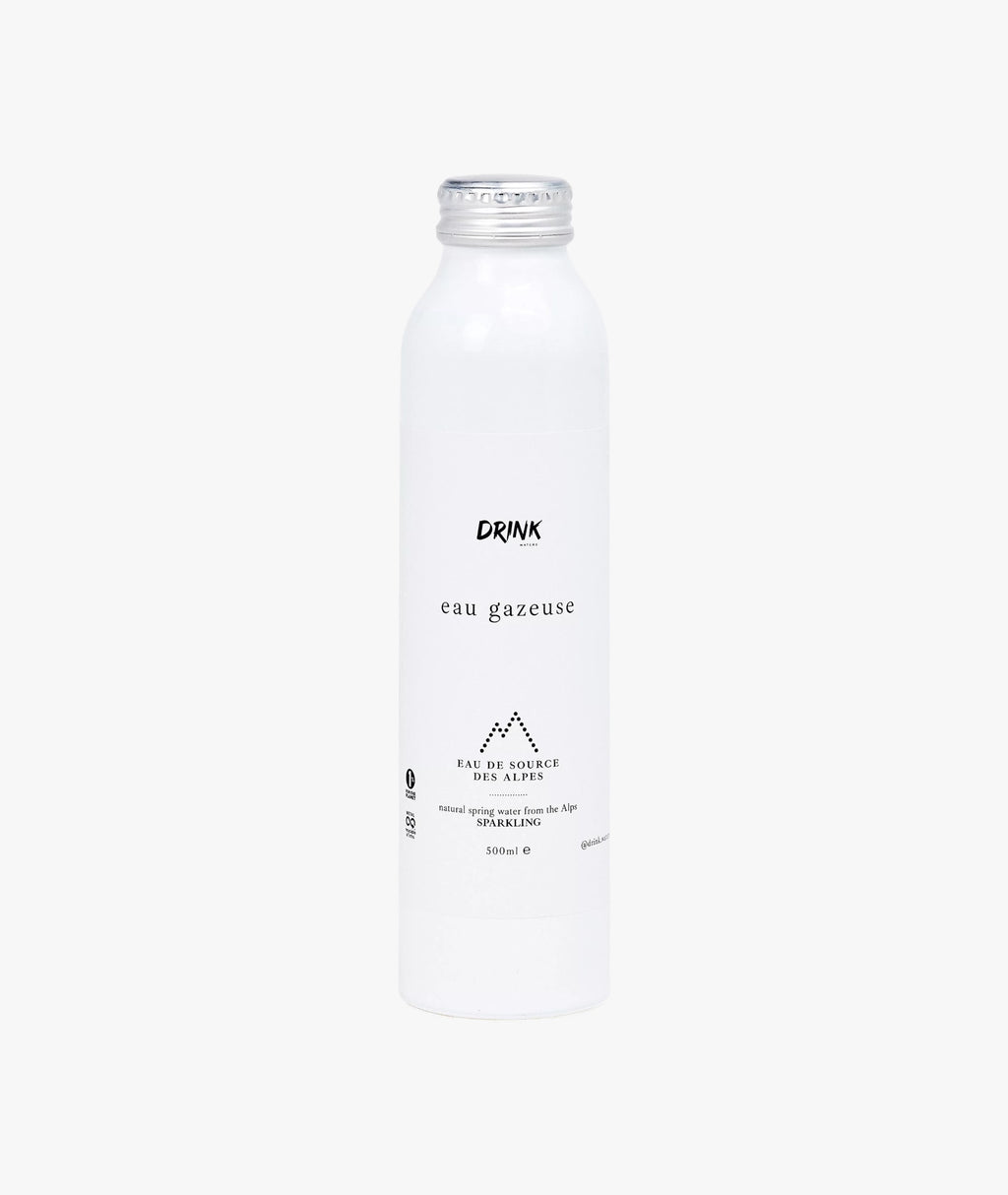 Eau de source naturelle des Alpes gazeuse premium