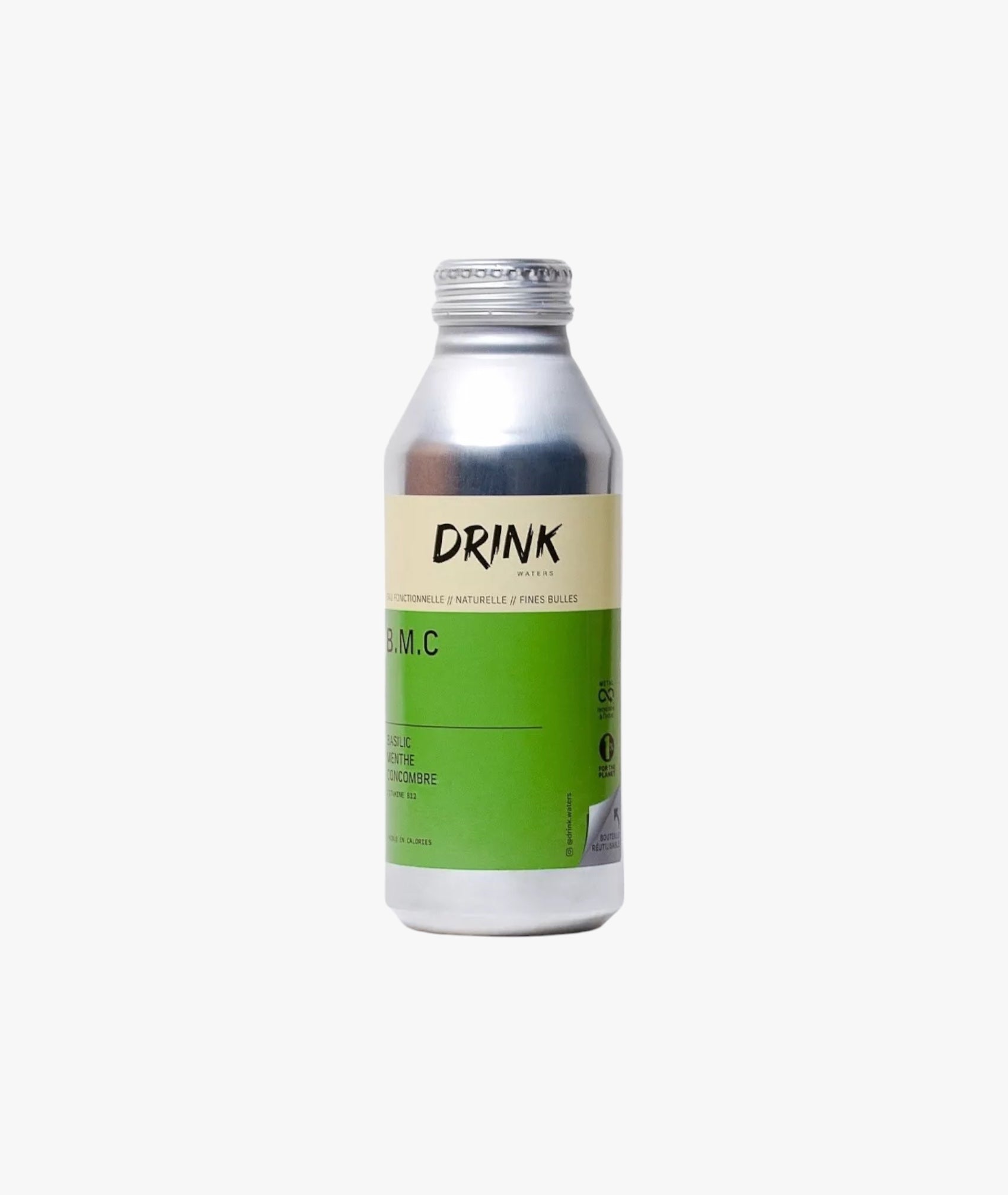 Eau fonctionnelle Basilic Menthe Concombre