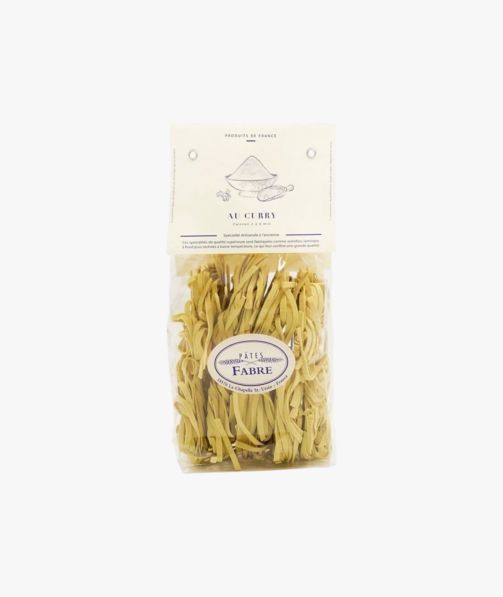 Tagliatelles au curry