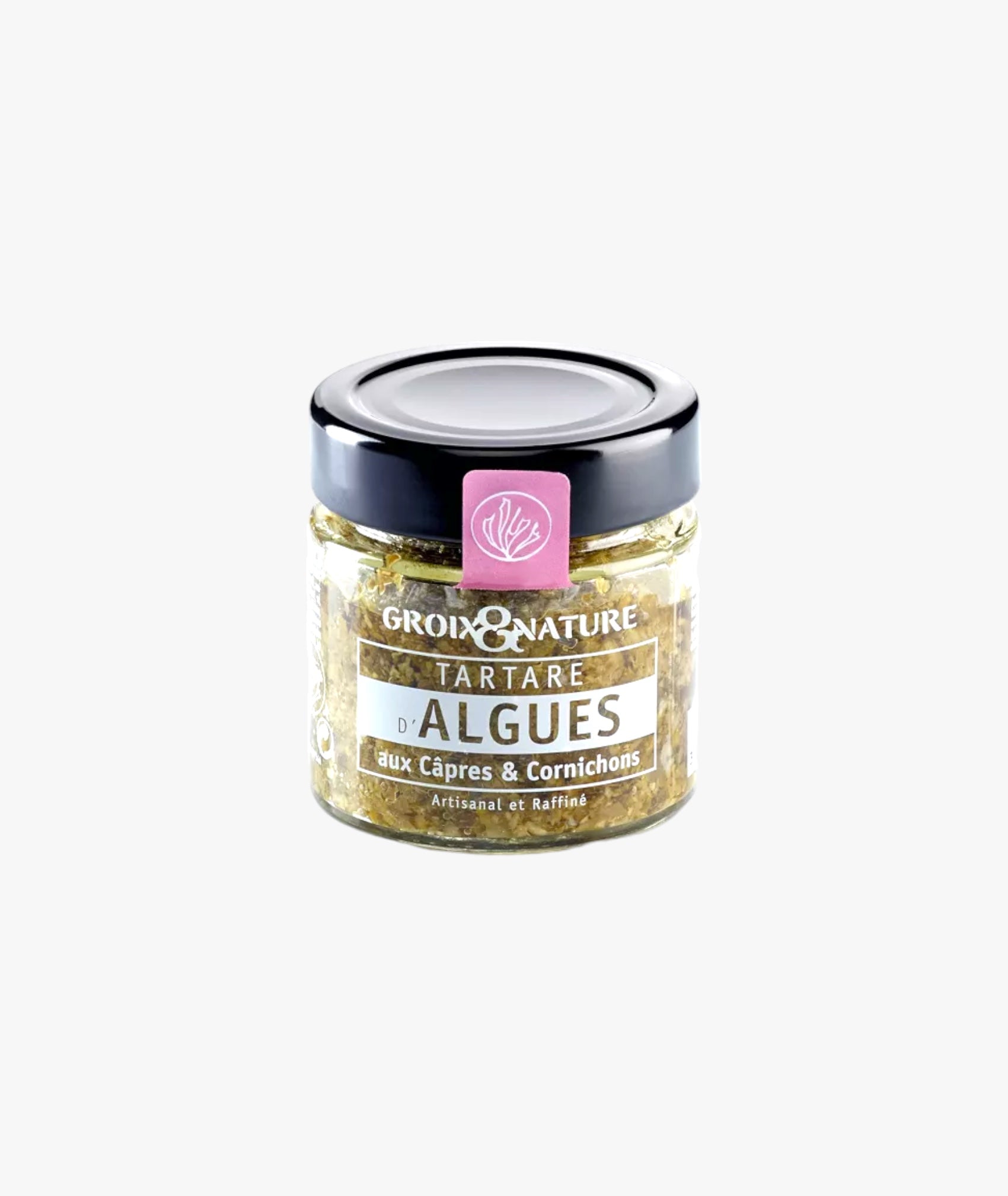 Seaweed tartare with capers and pickles