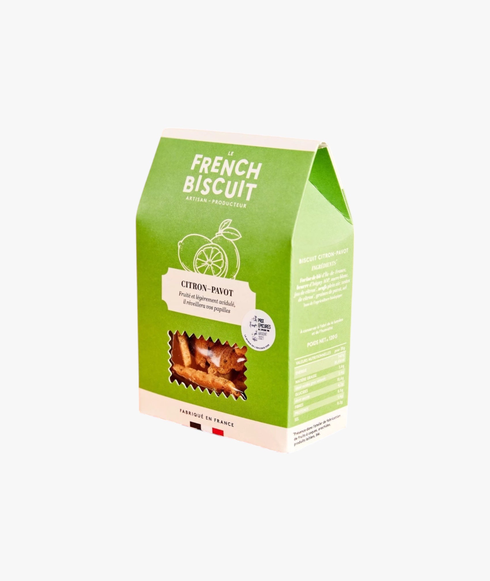 Biscuits citron pavot