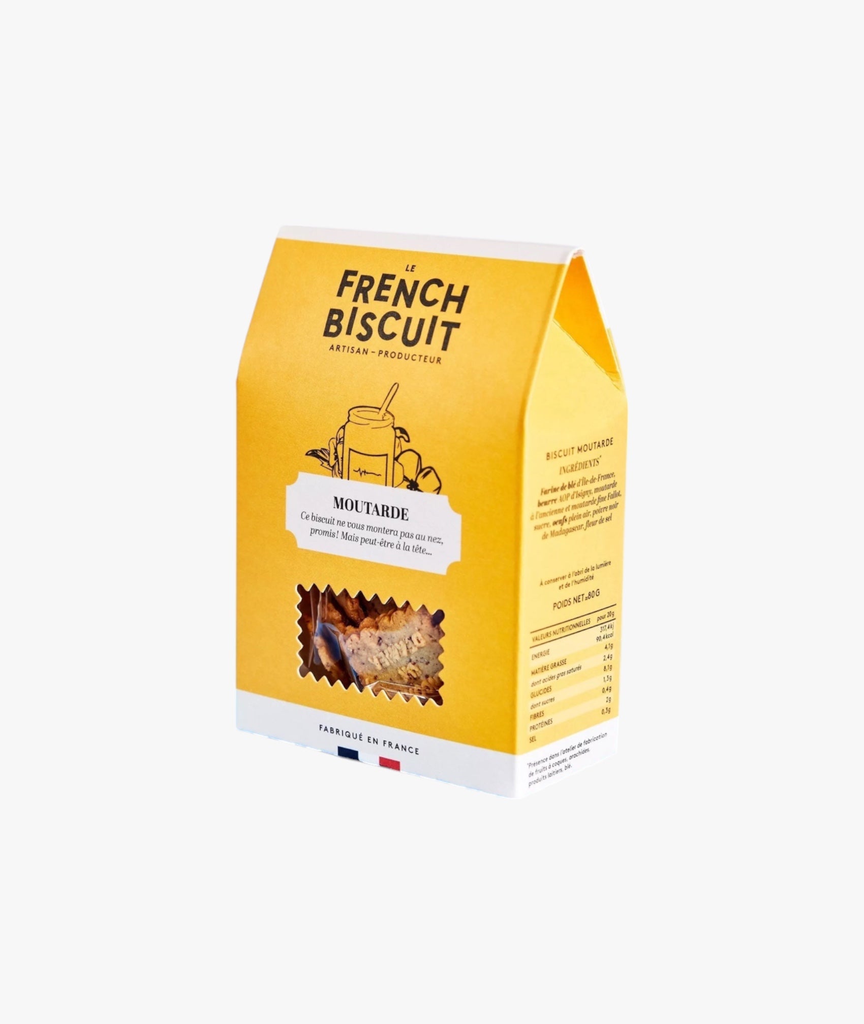 Biscuits apéritif moutarde