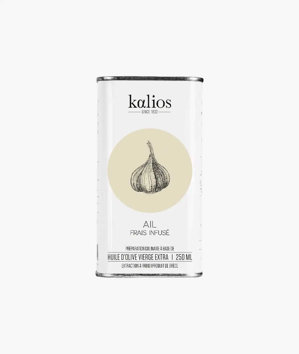 Garlic-infused extra virgin olive oil