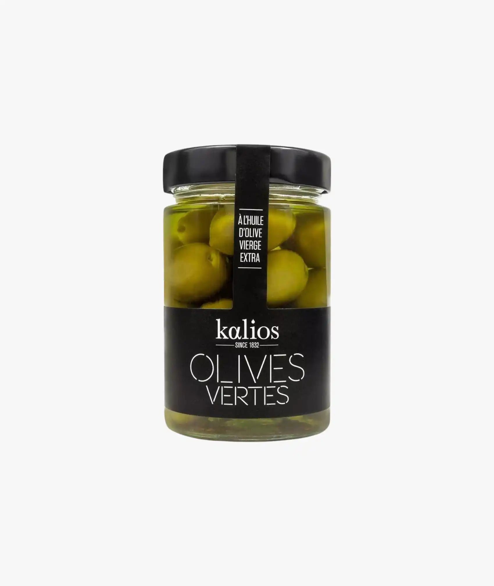Green olives in extra virgin olive oil