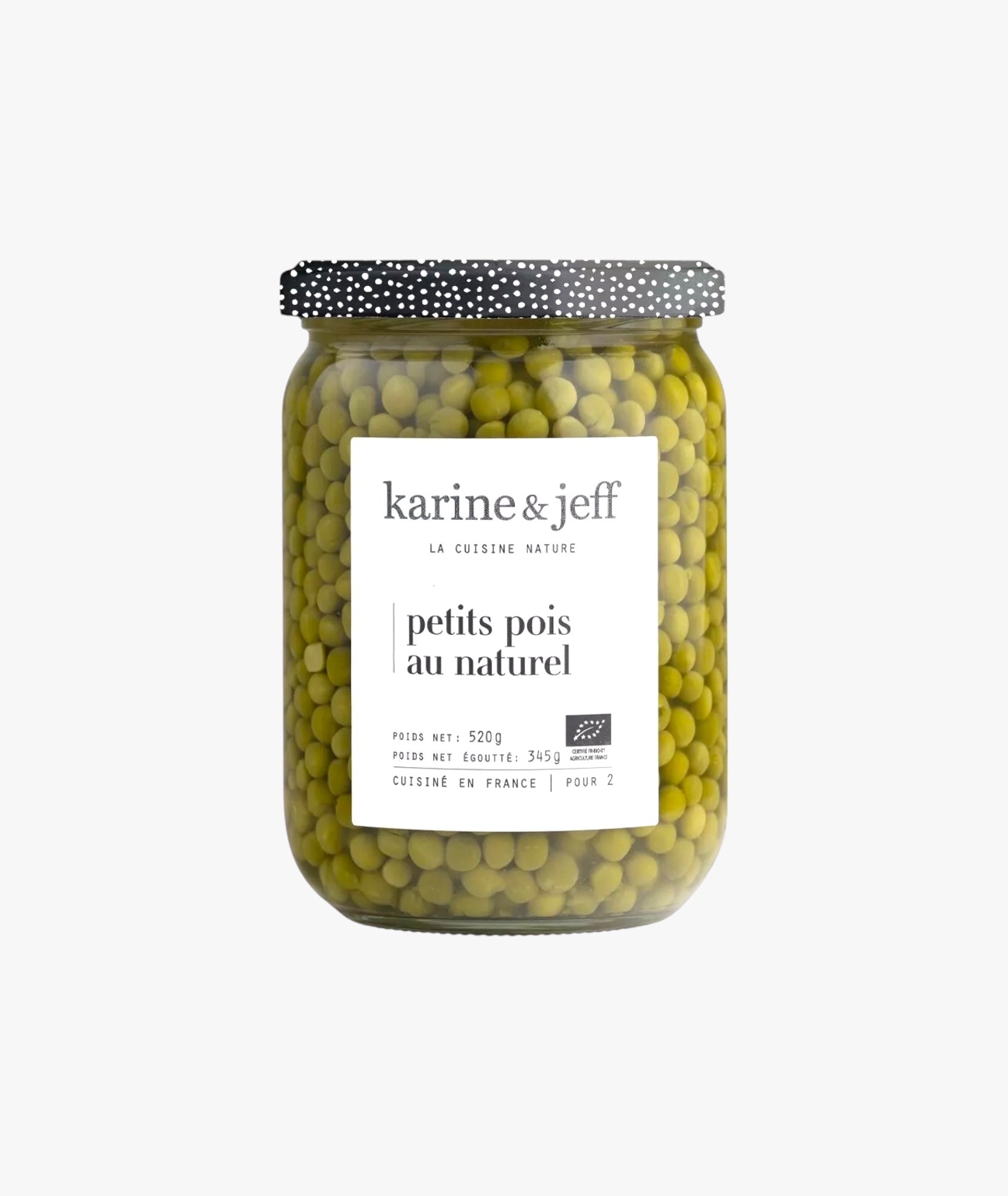 Petits pois au naturel