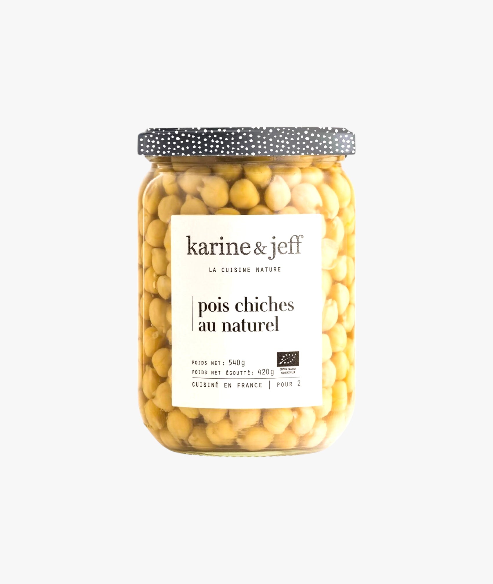 Pois chiches au naturel