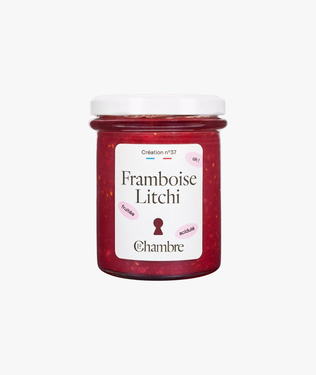 Confiture framboise litchi