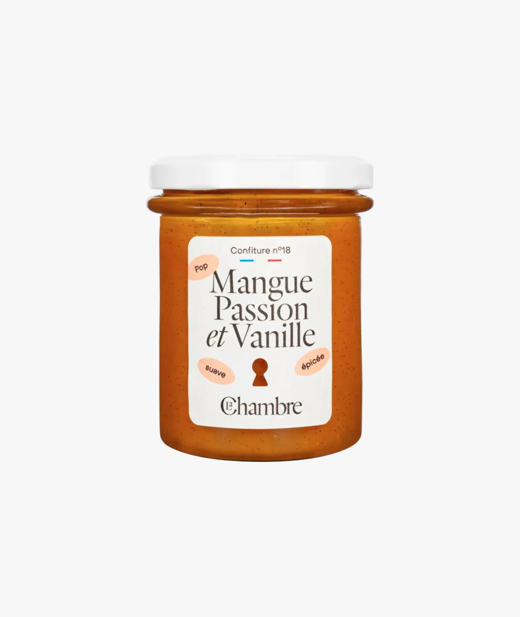 Confiture mangue passion vanille