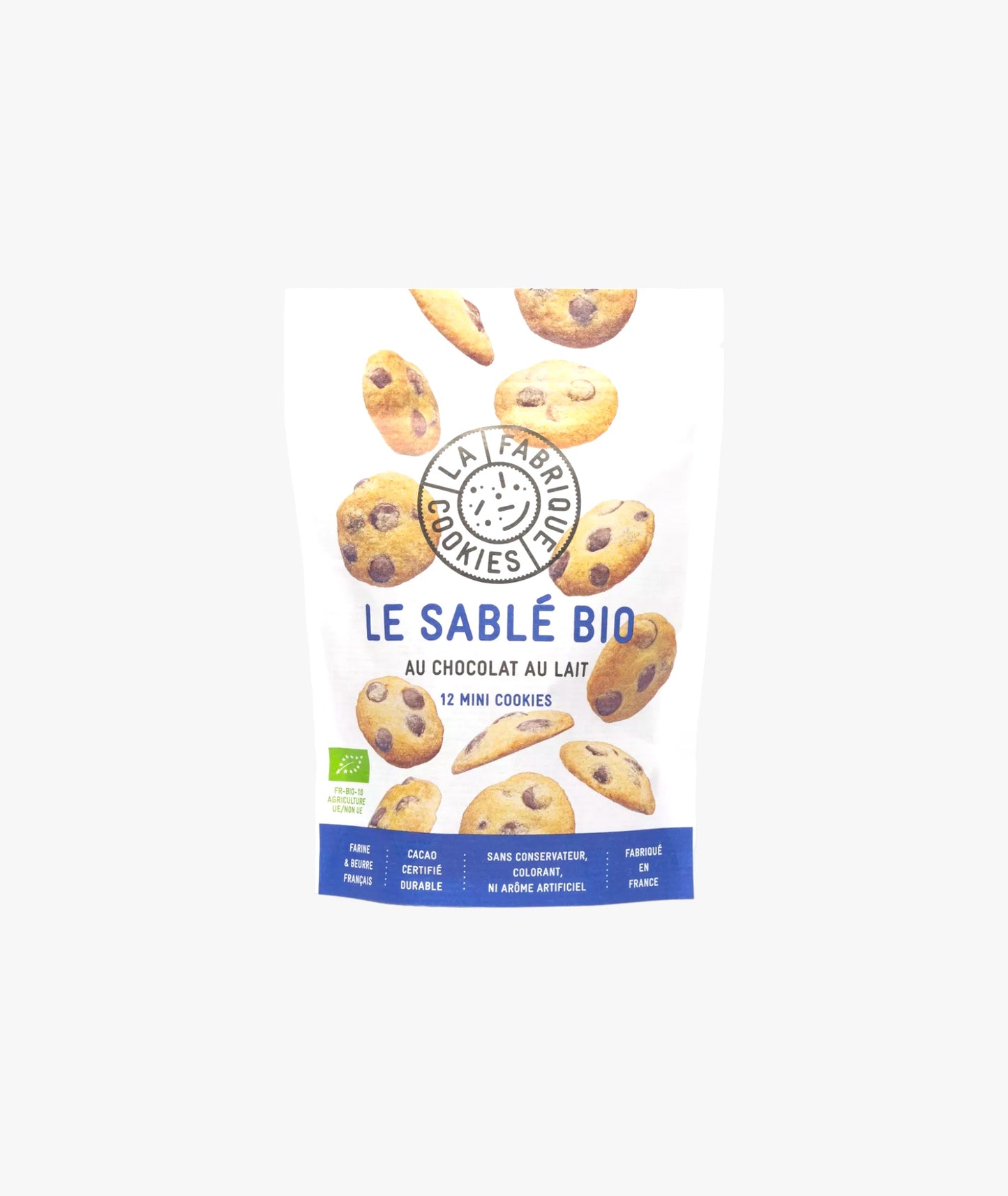 Sablés chocolat au lait bio