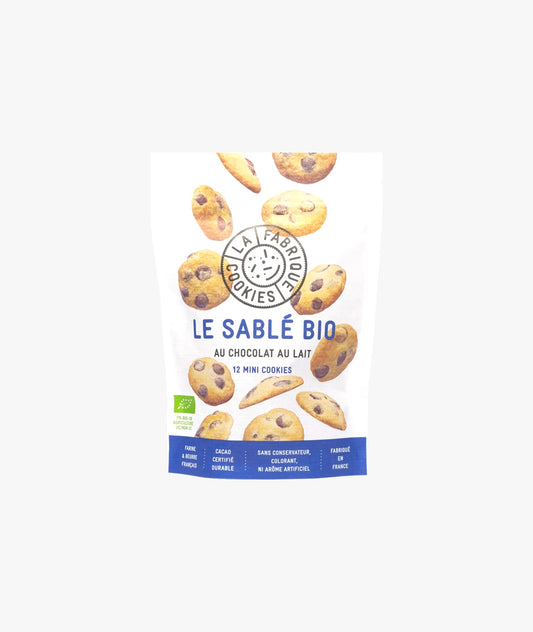 Sablés chocolat au lait bio