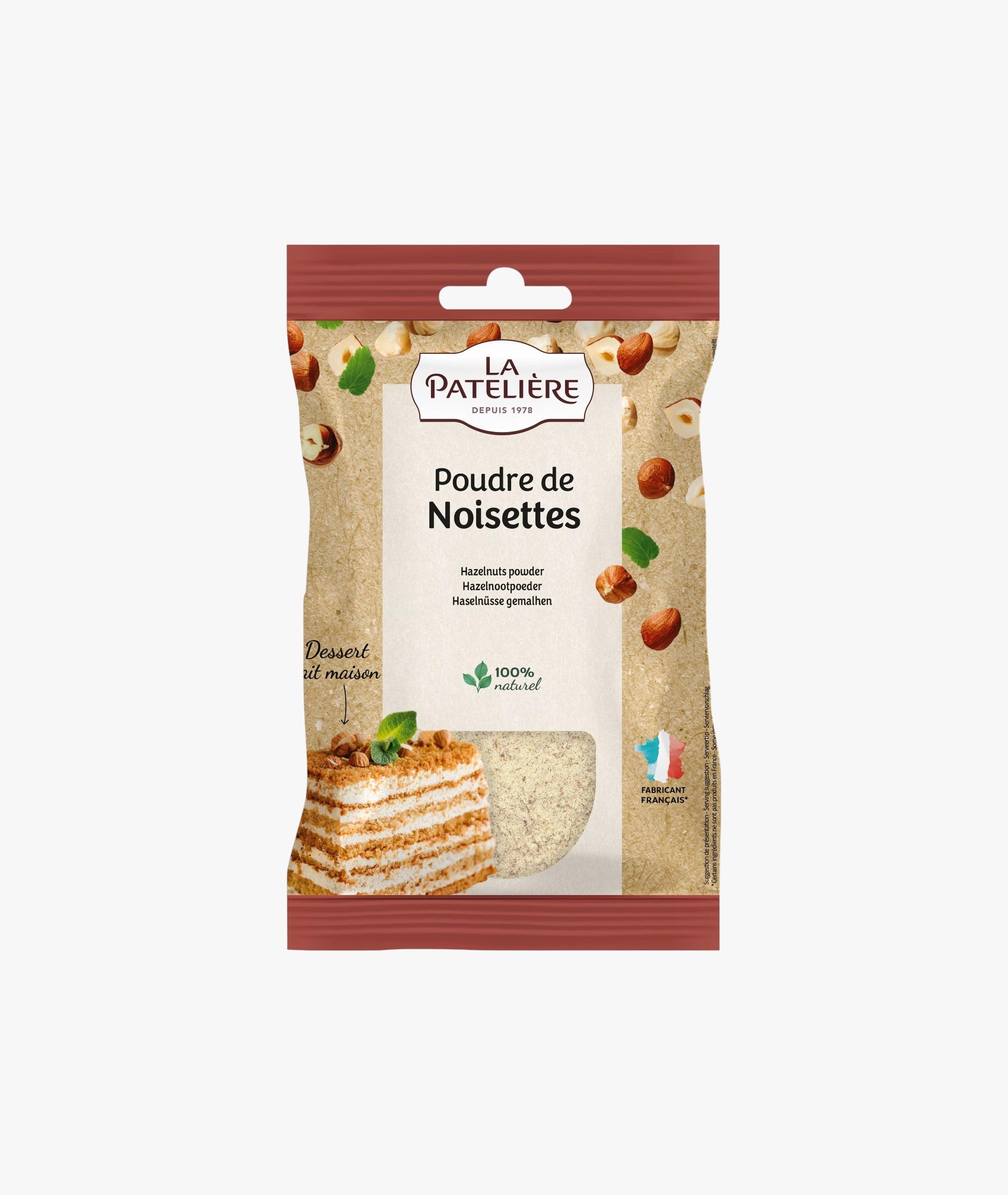 Poudre de noisettes