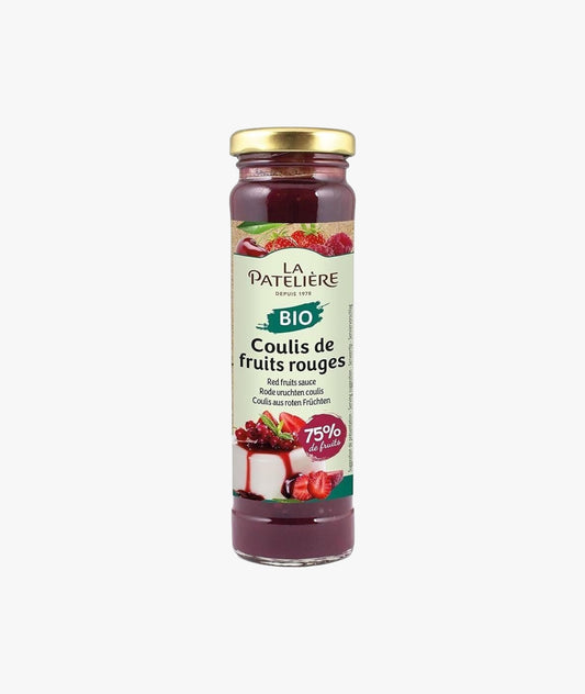 Coulis de fruits rouges bio