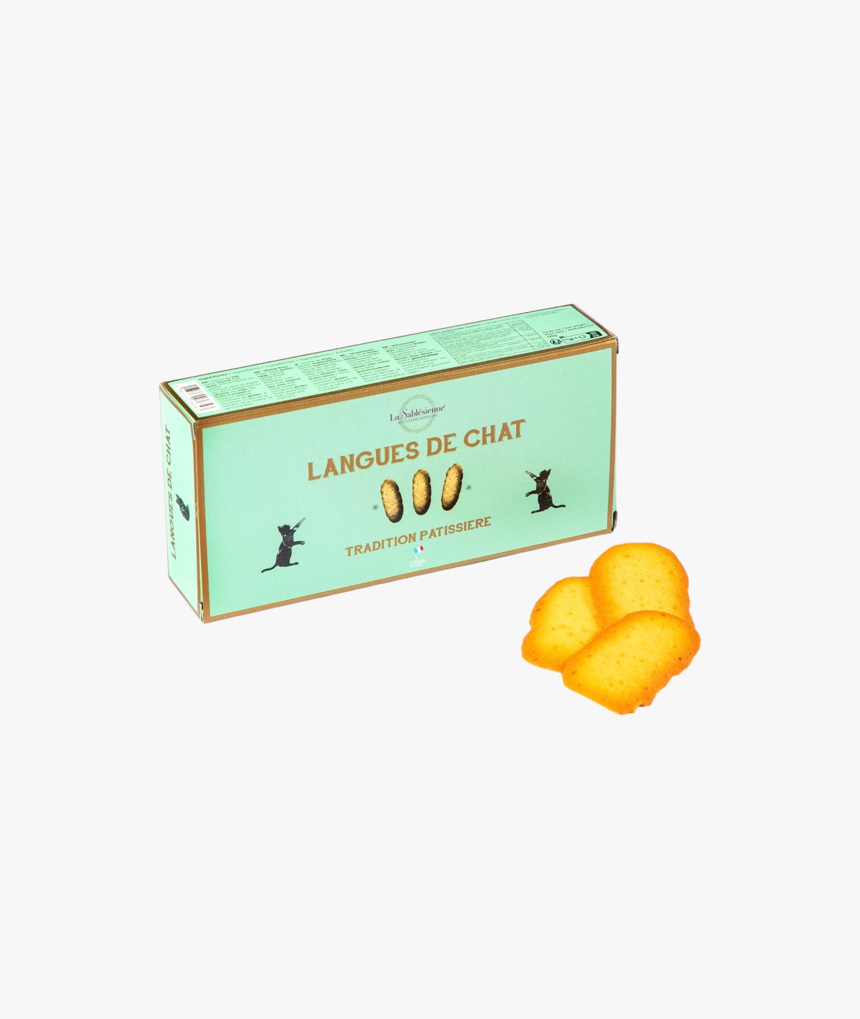 Biscuits langues de chat pâtissières