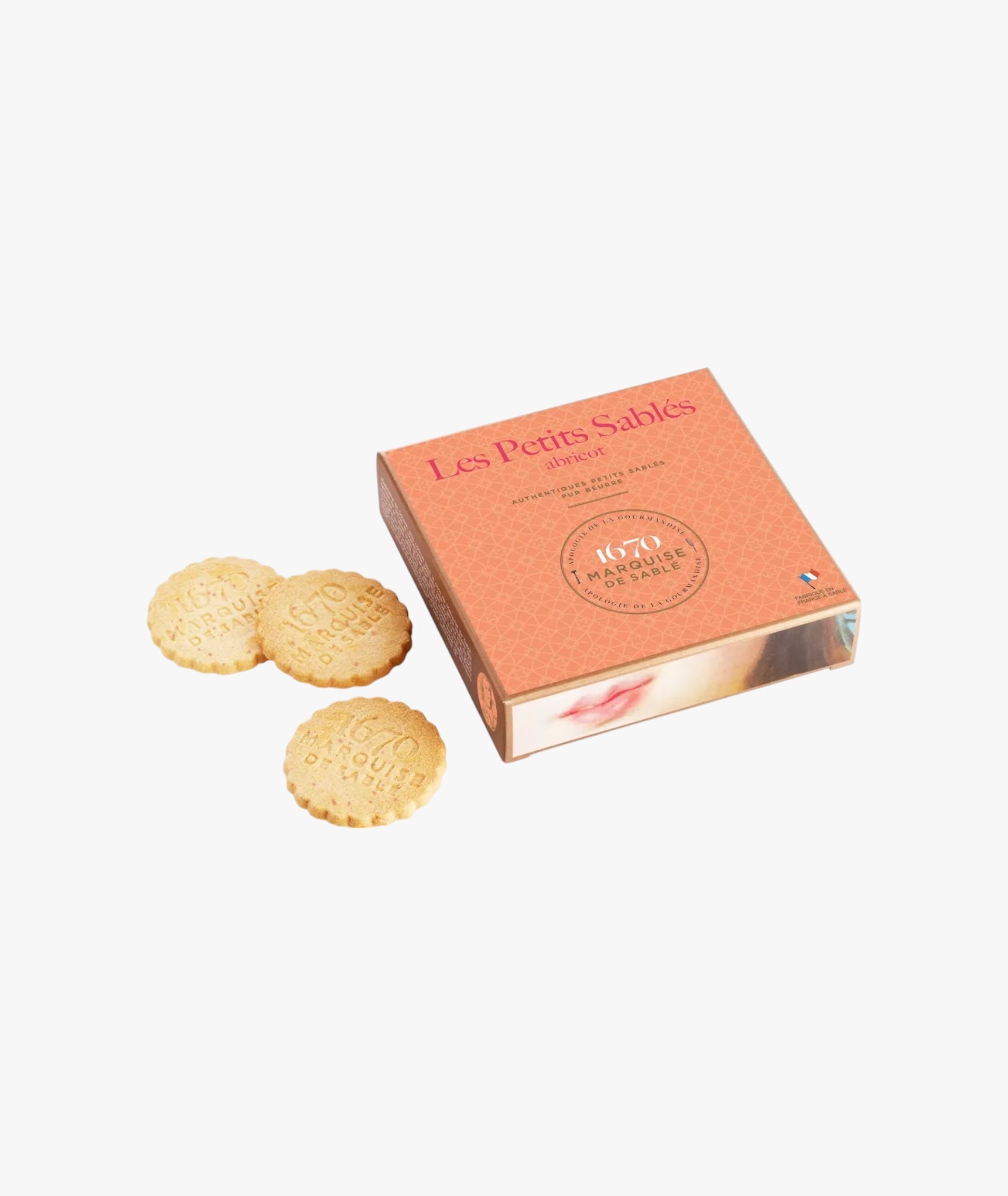 Biscuits sablés pépites d'abricot